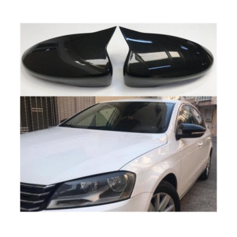 Batman për Passat B7 Mirror Cover Black / 2011-2014