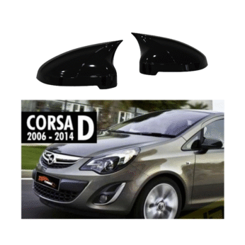 Batman për Corsa D Mirror Piano Black / 2006-2014