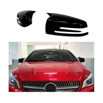 Batman për A Class W176 Mirror Cover Piano Black / 2012-2018