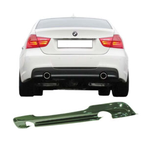 BMW E90 2004+  M Technic Left Right Single Output, Piano Black Vakum - Image 1