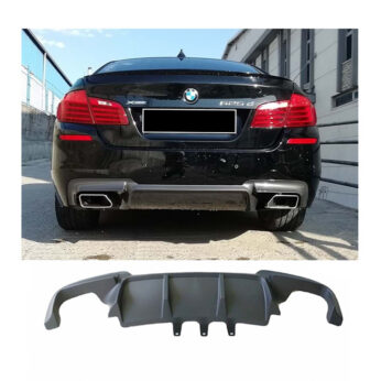 BMW F10 2010+  M5 Oem Style, Left Right Twin Output Matte Black ABS