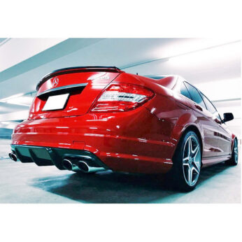 M. Benz W204 2007+  C63 AMG A45 Left Right Single Output, Piano Black