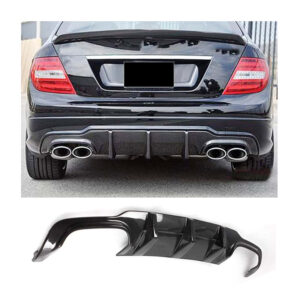 M. Benz W204 2011+  C63 AMG A45 Left Right Single Output, Piano Black - Image 1