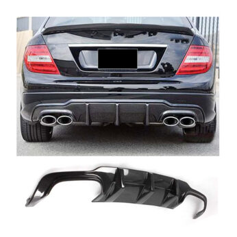 M. Benz W204 2011+  C63 AMG A45 Left Right Single Output, Piano Black