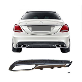 M. Benz W213 2017+  E63 Style Exh. Pipe for AMG Bumper, Chrm. Strip,