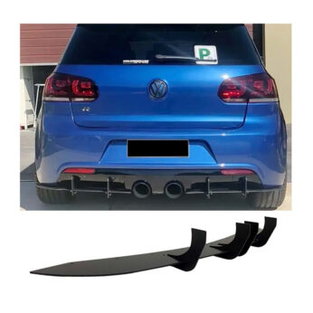 VW Golf Mk5 2003+  Splitter R Max Design CNC, Matte Black Vcm.