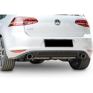 VW Golf Mk7 2012+  GTI Left Right Single Output, Piano Black Vakum - Image 2