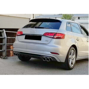 Audi A3 8V FL 2017+  S3 Std. Left Right Twin Output, Matte Gray Product - Image 2