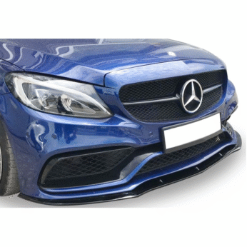 M. Benz W205 2015+ - Front Splitter C63 AMG V1 Style TW., Matte Black Product
