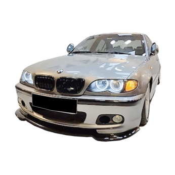 BMW E46 1997+ - Front Splitter M Technic V1 Style, Piano Black Product Surface
