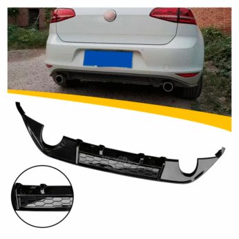 Golf 7.5 GTI Rear Lip (Right And Left SingleExahust Pipes Total 2 Pipes)