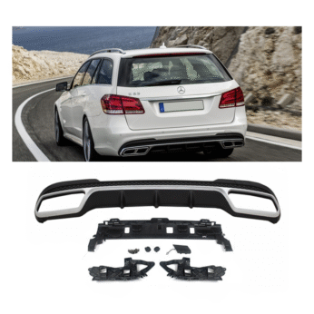 W212 2014-2016 MERCDES BENZ E CLLAS DIFFUSER AMG STYLE SILVER