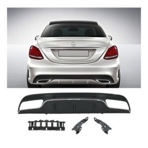 MERCDES BENZ C CLAS W205 2015-2018 AMG STYLE DIFUSER - Image 1