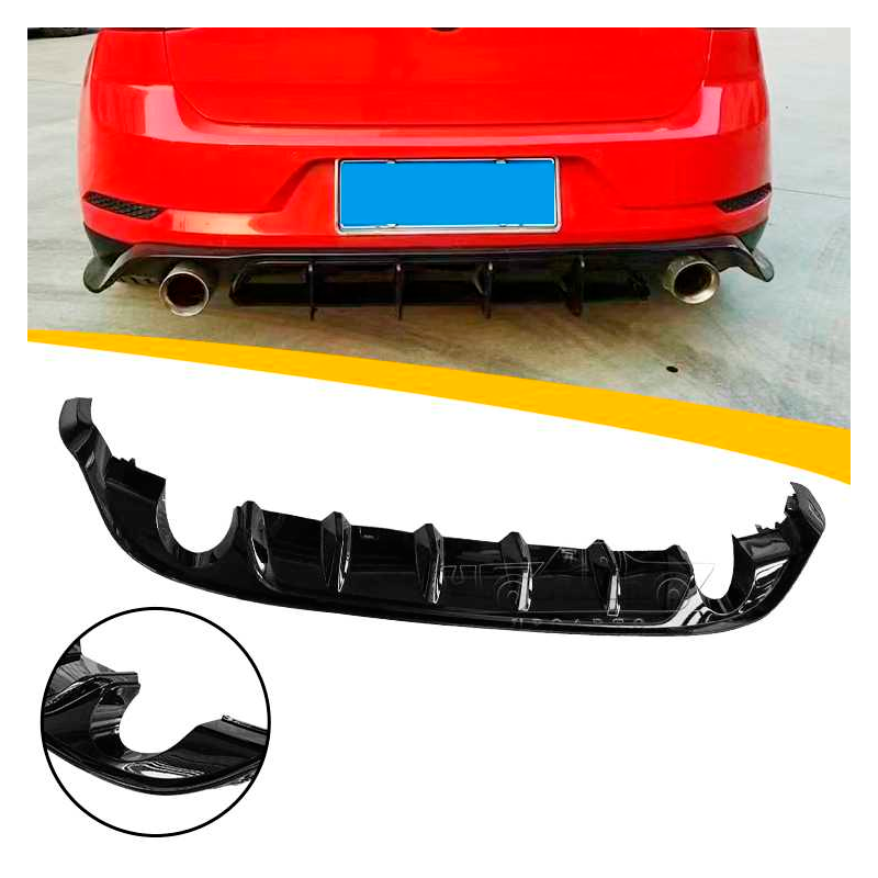Golf 7.5 TCR Style Rear Lip (Golf 7.5 All Series Upgrade To Golf TCR ...