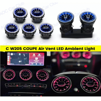 64 Colors For Mercedes Benz C Class W205 GLC X253 Air Vent LED Ambient Light