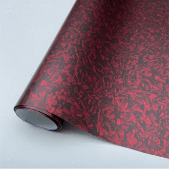 Folje Forged Carbon Fiber Red (Matte) - 10162