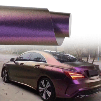 Folje Matte Metallic Purple Glitter