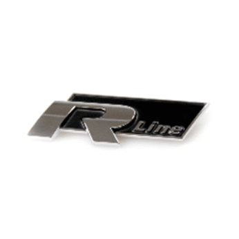 Emblem R Line e zezë e madhe
