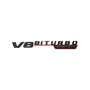 Sticker V8 BITURBO 4MATIC i kuq