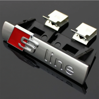 Emblem S LINE në mask argjend