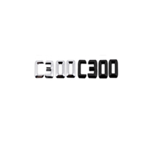 Emblem C300 argjend/black