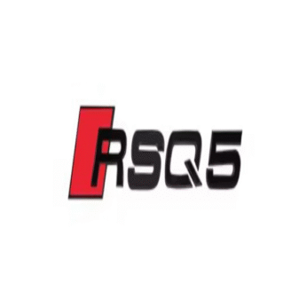 Rsq5 black plastic stickers