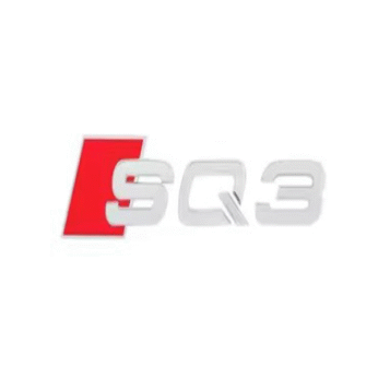 Sq3 silver plastic stickers
