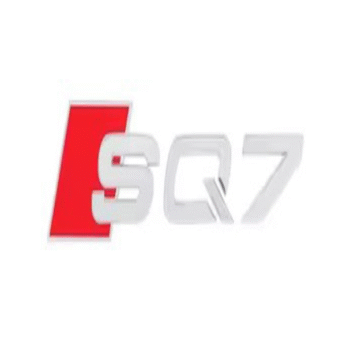 Sq7 silver plastic stickers