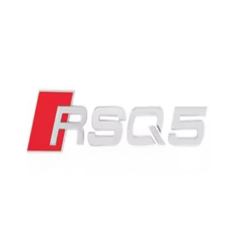 Rsq5 silver plastic stickers