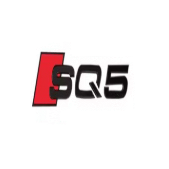 Sq5 black plastic stickers