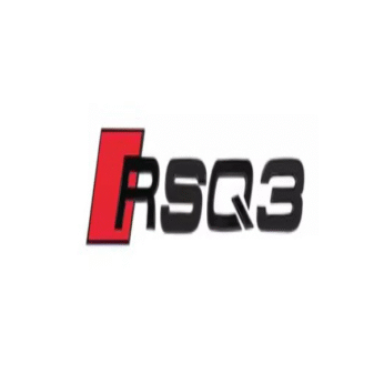 Rsq3 black plastic stickers