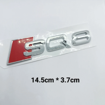 Sq8 silver plastic stickers