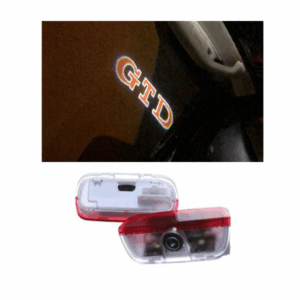 Drite led me logo per VW GTD red logo
