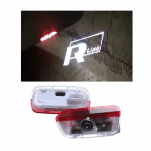 Drite led me logo per VW R line white logo