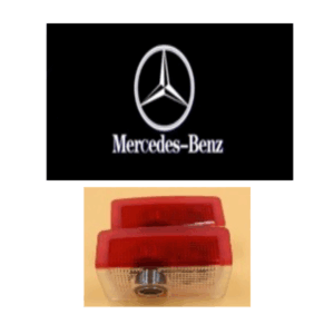 Drite led me logo per Mercedes new