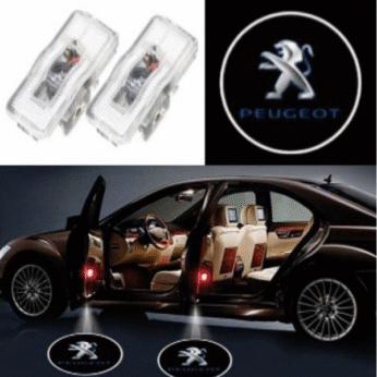 Drite led me logo per Peugeot 207,307