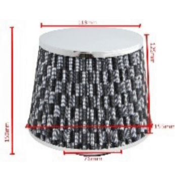 Filter 76mm carbon