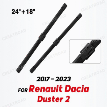Set Fshirëse Xhami Renault/Dacia Duster 2017–2023 24/18 (600mm + 450mm)