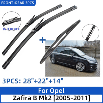 Set Fshirëse Xhami Opel Zafira B 2008–2011 28/22 (700mm + 550mm)