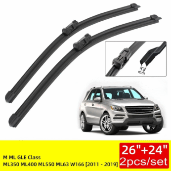 Set Fshirëse Xhami Mercedes M/ML/GLE Class W166 2011–2019 26″ + 24″