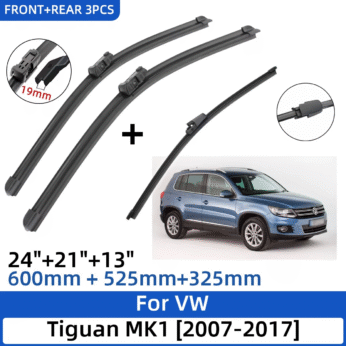 Set Fshirëse Xhami VW Tiguan MK1 2007–2017 24″ + 21″ (600mm + 530mm)
