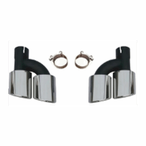 Shtojca dekoruese Auspuh për Audi A4 (2021+) – Krom