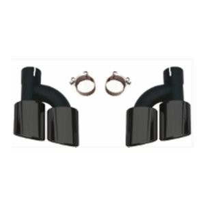 Shtojca dekoruese Auspuh për Audi A4 (2021+) – Të zeza